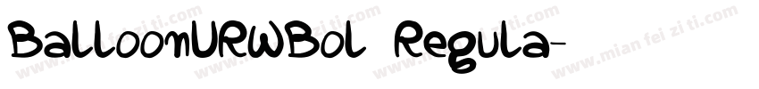 BalloonURWBol Regula字体转换